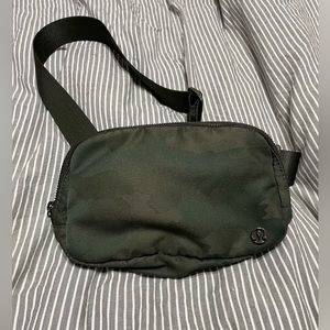 Lululemon camo belt bag